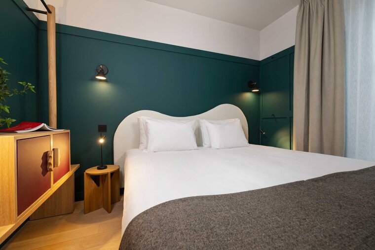 Bedroom at Hotel La Couronne